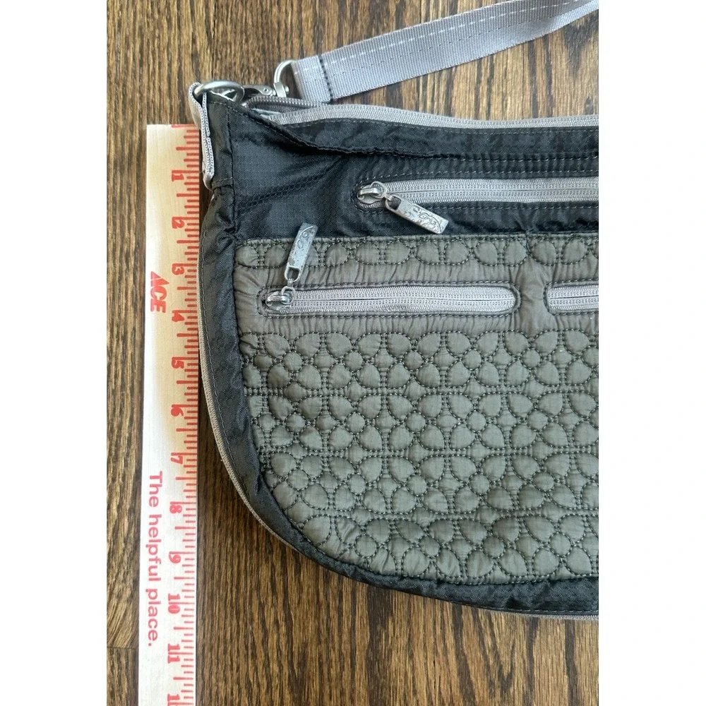 Sherpani Quilted Olive Green Anti-Theft Travel Crossbody Bag RFID Blocking